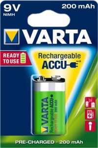 Varta 9 volt rechargeable battery