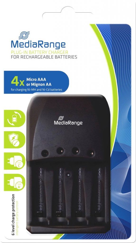 Mediarange 191 rechargeable battery charger