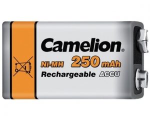 Oplaadbare batterij 9 volt camelion