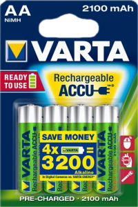 Varta oplaadbare batterij AA